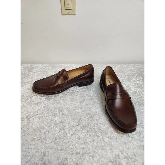 NWT Johnston & Murphy Mens Ainsworth PN Mohagany Shoes-Size 9W - Picture 6 of 11